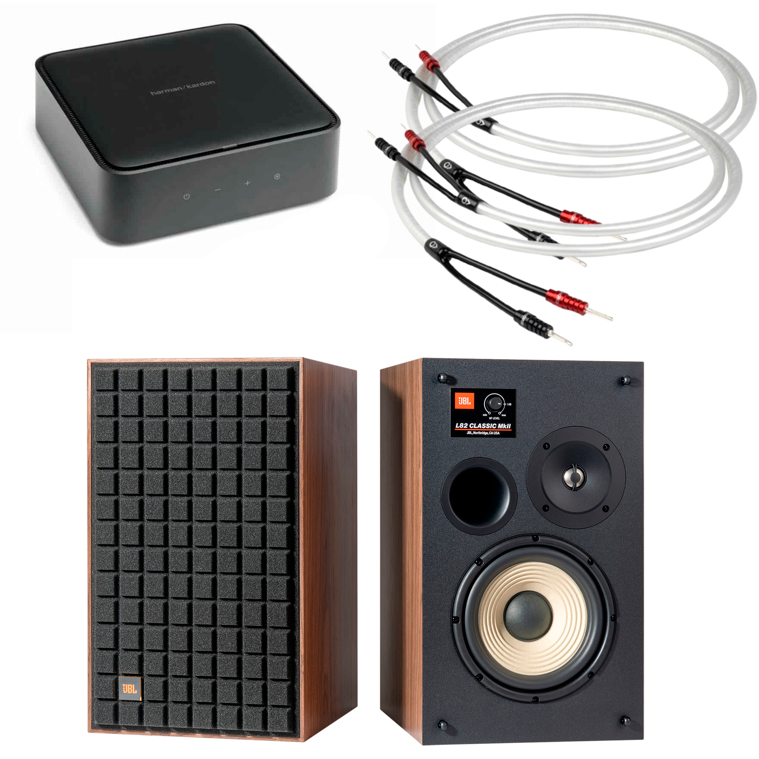 Harman Kardon Citation amp + JBL L82+ 2x3 meter Chord ClearwayX