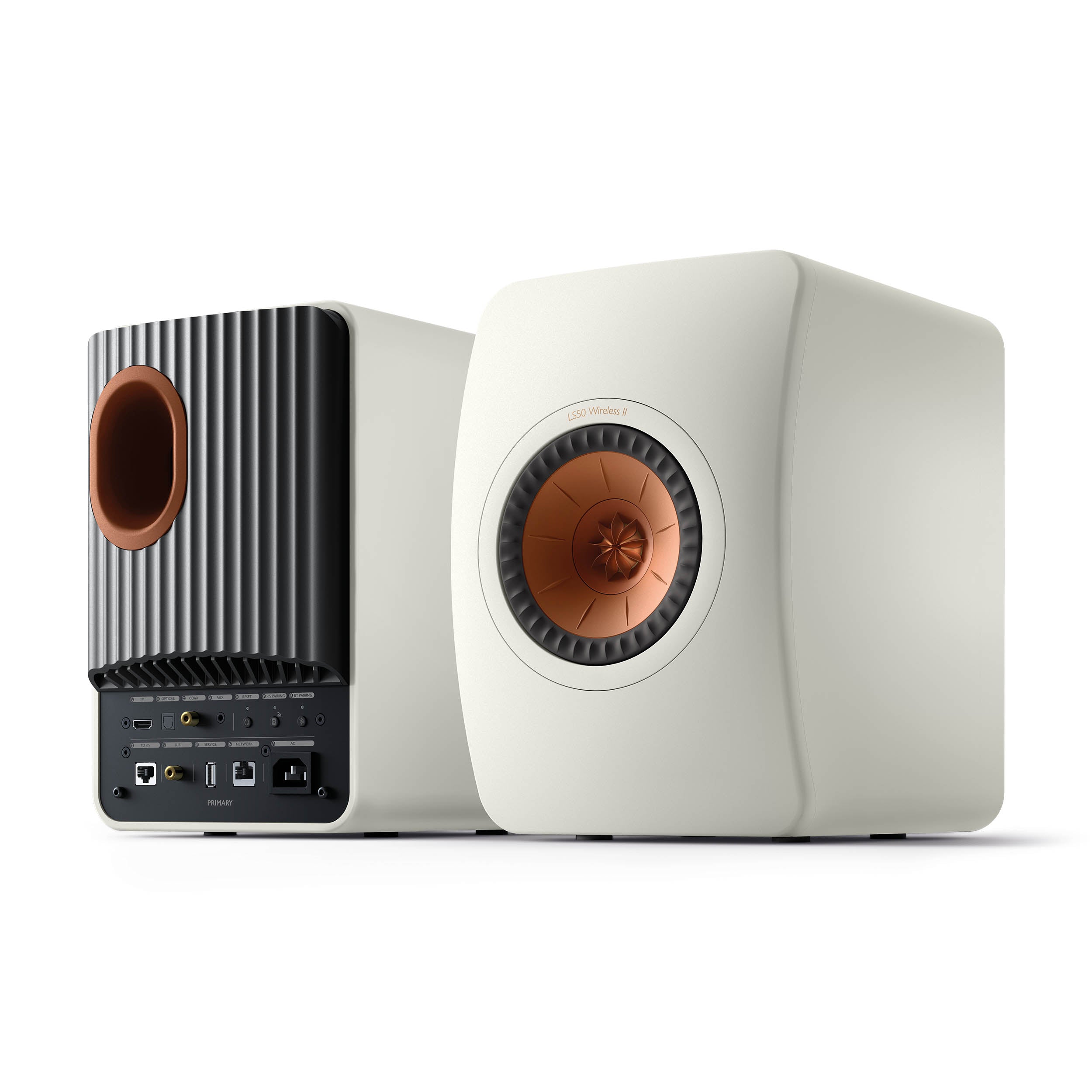 KEF LS50 Wireless II 2 stk. Mineral White (demo)