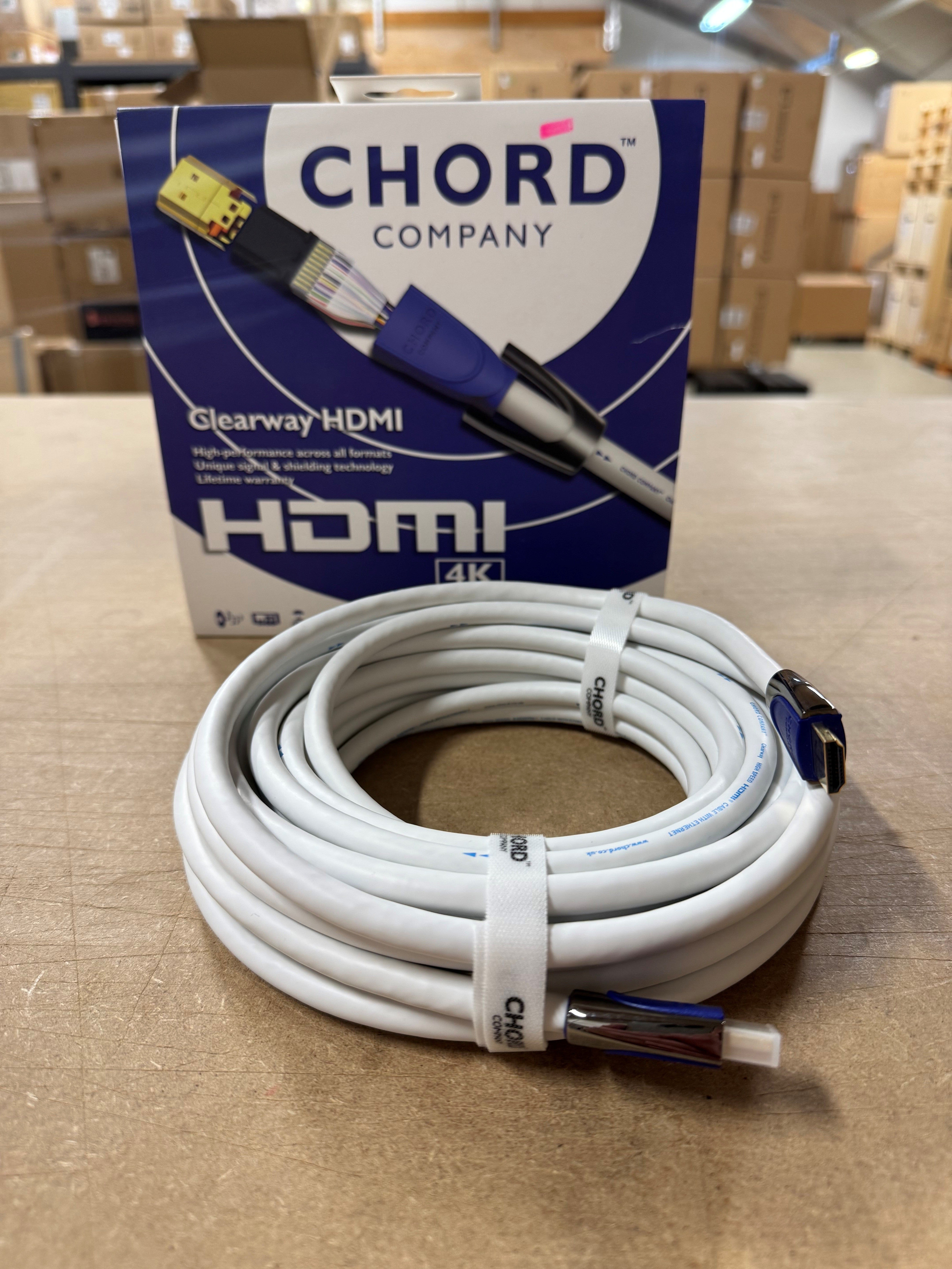 Chord Clearway HDMI 4k 18GBps 10m (Brugt)