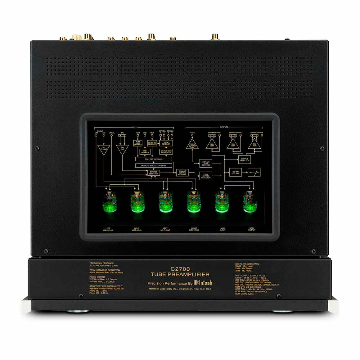 McIntosh C2700 2-Channel Vacuum Tube Preamplifier