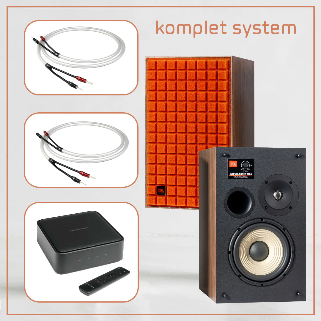 Harman Kardon Citation amp + JBL L82+ 2x3 meter Chord ClearwayX