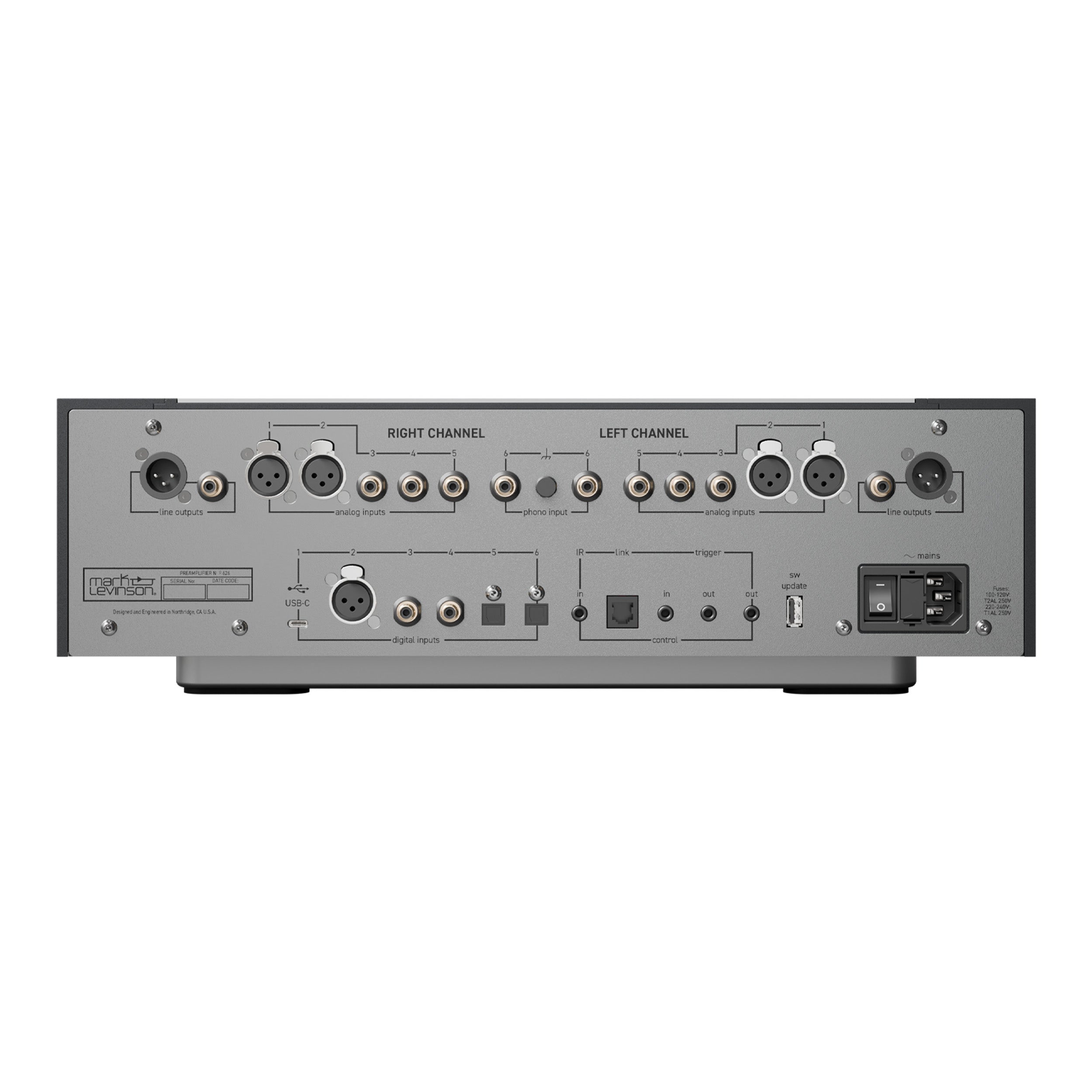 Mark Levinson № 626 dual-monaural forforstærker