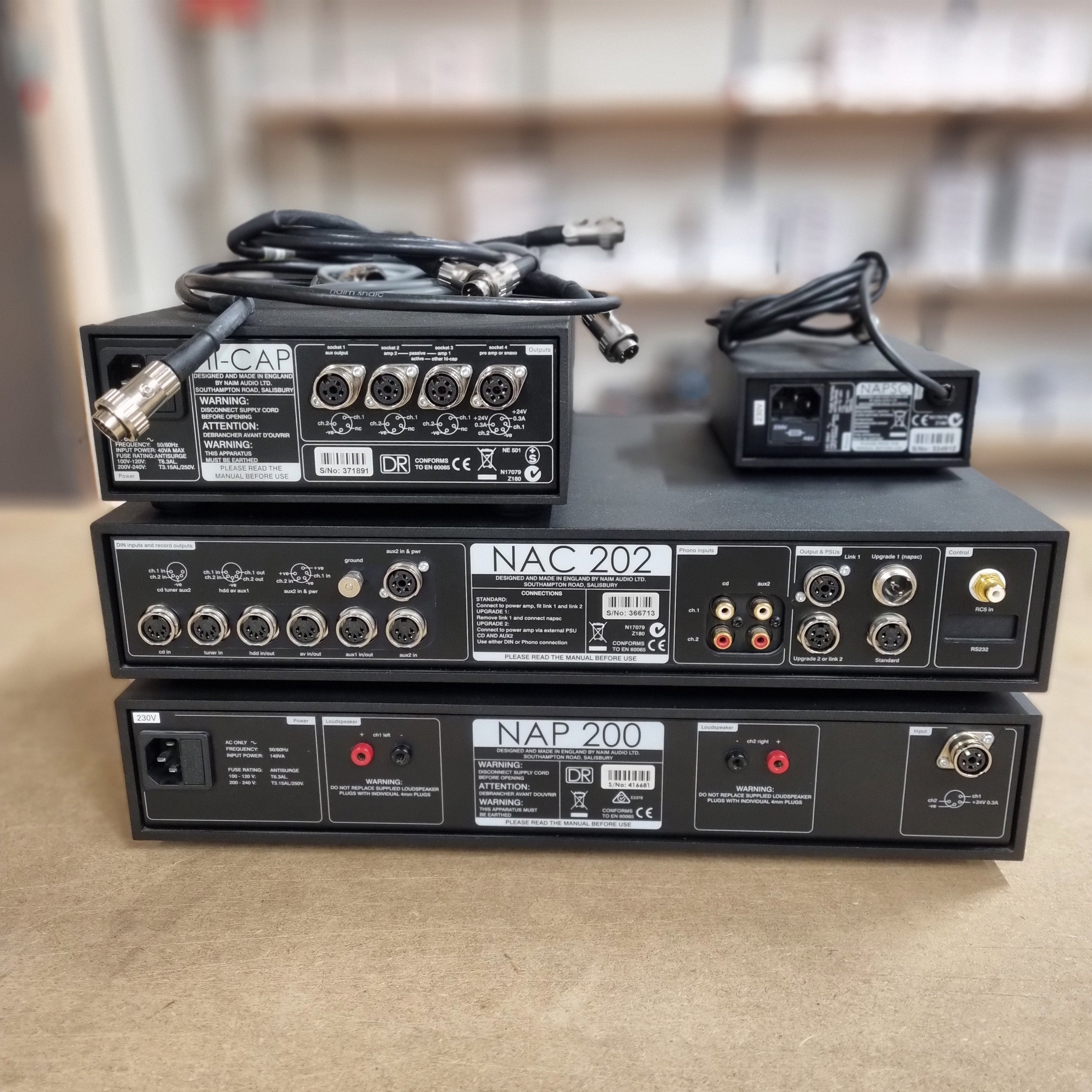 Naim NAP 200DR/Naim NAC200/Hi-Cap/NAPSC (BRUGT)